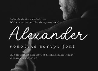 Alexander Handwritten Typeface