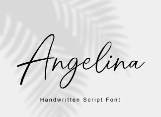 Angelina Handwritten Typeface