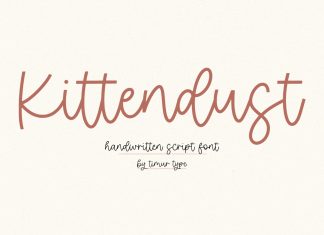 Kittendust Script Font