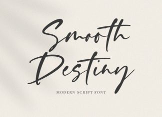 Smooth Destiny Script Font