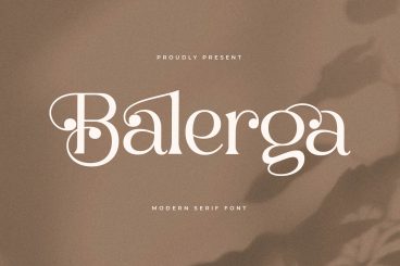 Balerga Serif Font