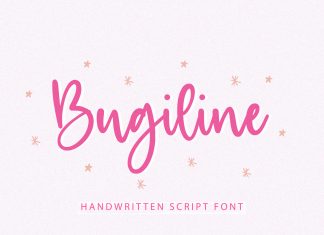 Bugiline Script Font
