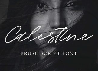 Calestine Script Font