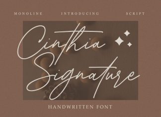 Cinthia Signature Script Font