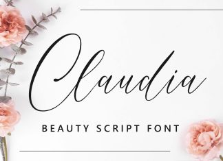 Claudia Script Font