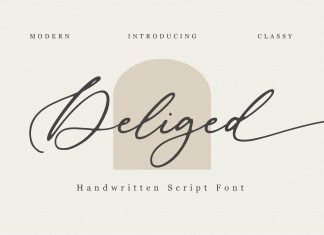 Deliged Script Font