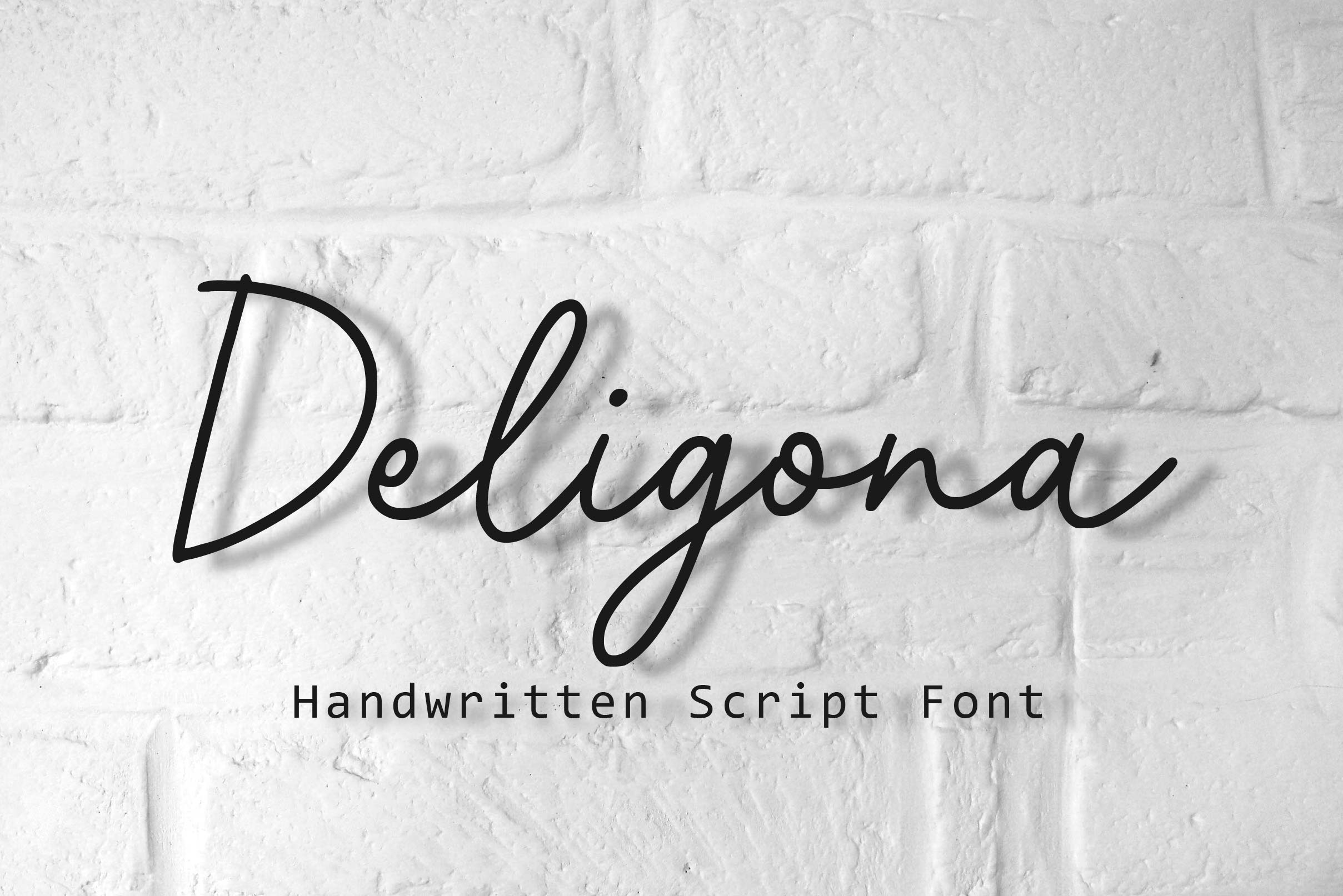 Deligona Handwritten Font