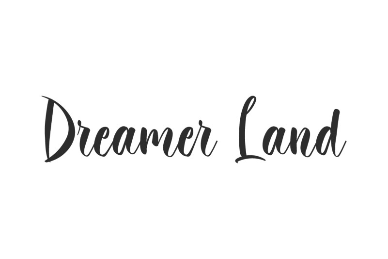 Dreamer Land Script Font