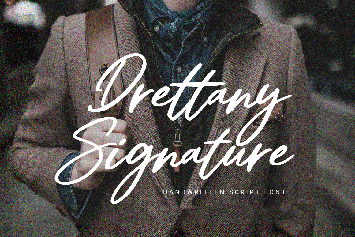 Drettany Signature Font