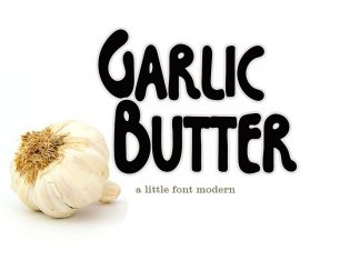 Garlic Butter Display Font