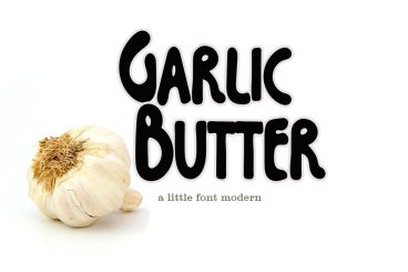 Garlic Butter Display Font