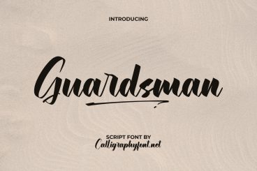 Guardsman Script Font