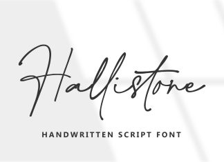 Hallistone Handwritten Font