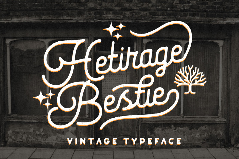 Heritage Bestie Script Font