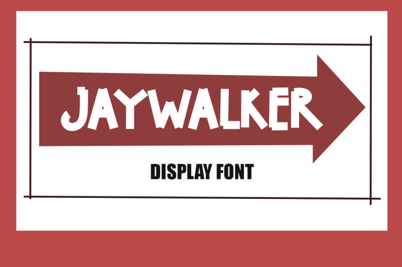 Jaywalker Display Font