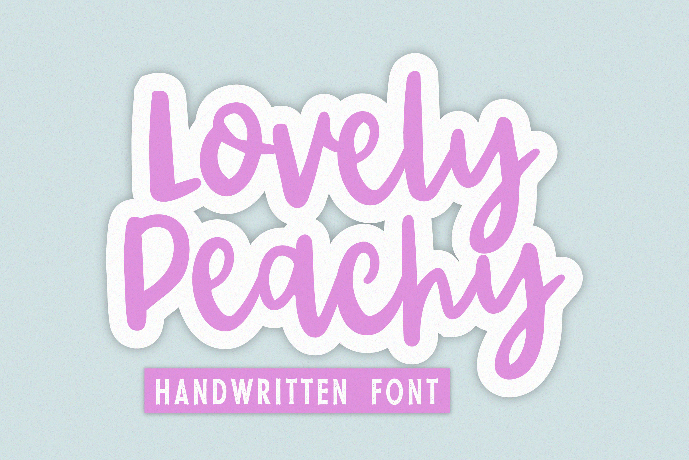 Lovely Peachy Script Font