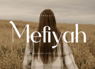 Mefiyah Sans Serif Font