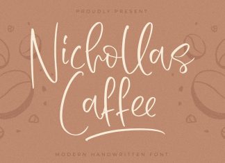 Nichollas Caffee Script Font