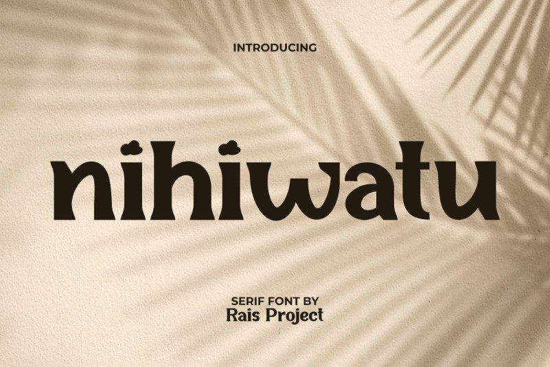 Nihiwatu Display Font