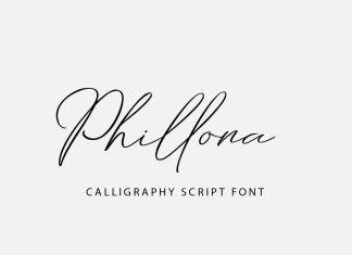 Phillona Handwritten Font