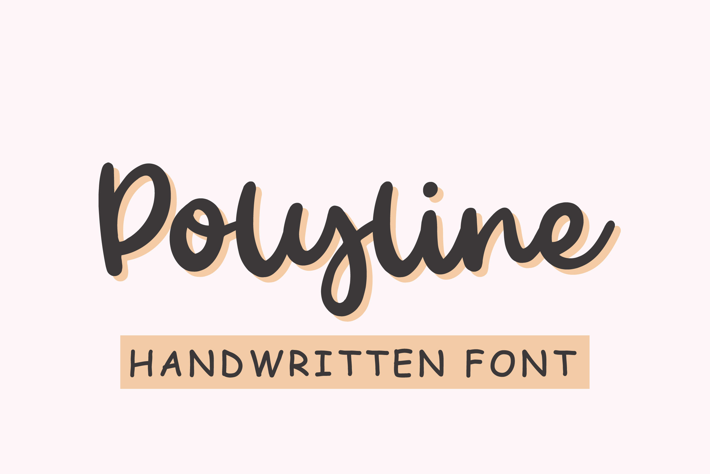 Polyline Script Font