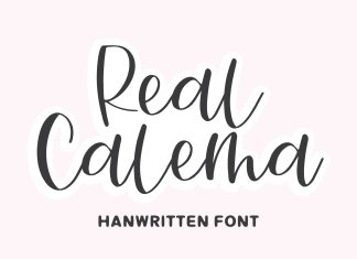 Real Calema Script Font