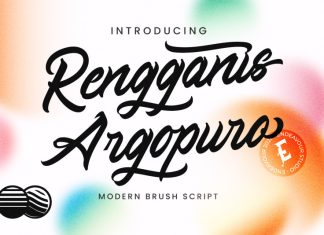 Rengganis Argopuro Script Font