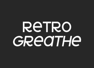 Retro Greathe Sans Serif Font
