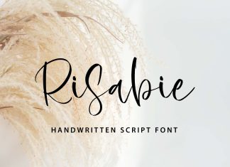 Risabie Script Font