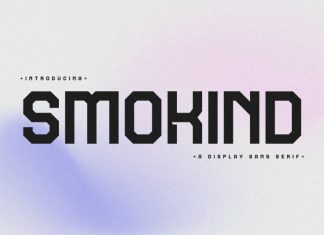 Smokind Display Font