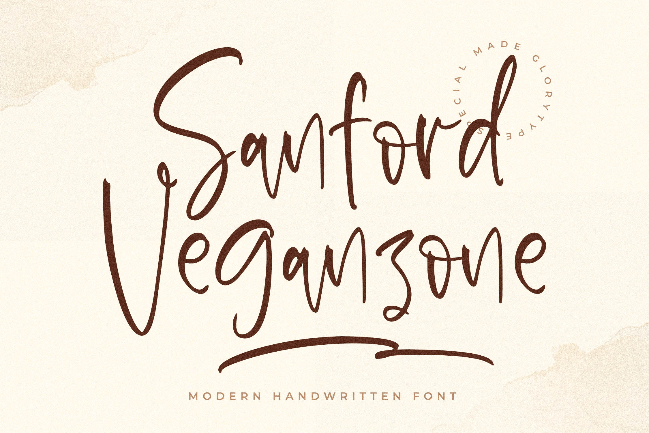 Sanford Veganzone Script Font