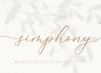 Simphone Calligraphy Font