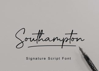Southamtpton Script Font