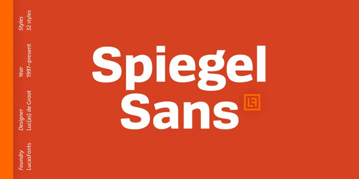 Spiegel Sans Font