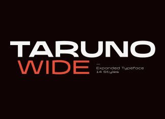 Taruno Wide Sans Serif Font