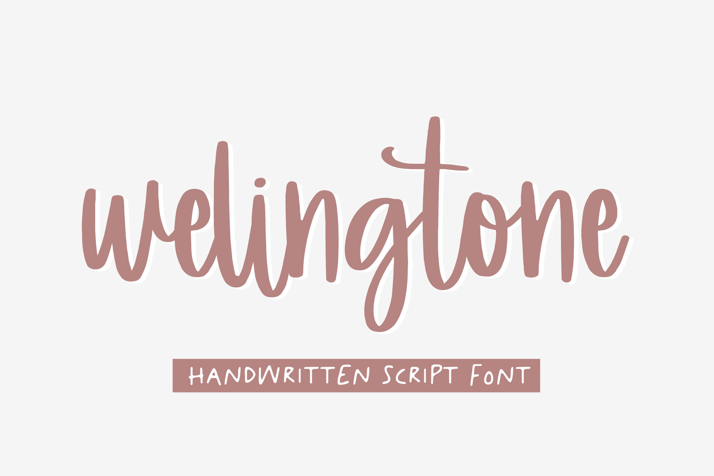 Welingtone Script Font