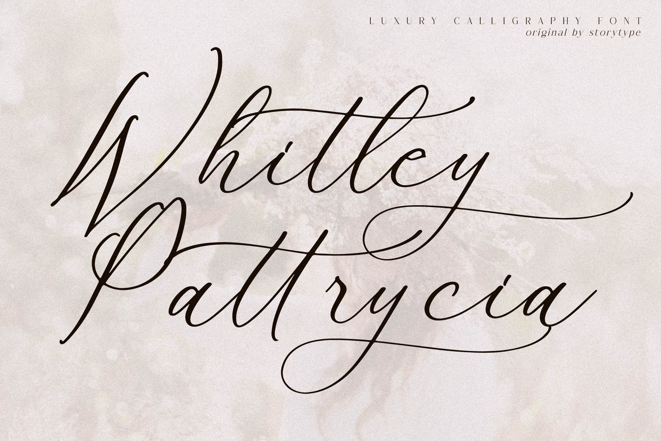 Whitley Pattrycia Script Font