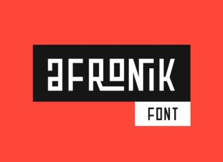 Afronik Display Font