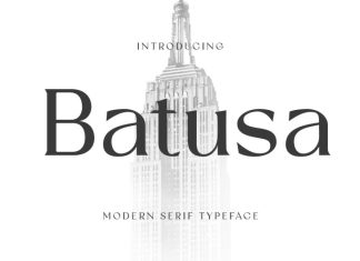 Batusa Serif Font