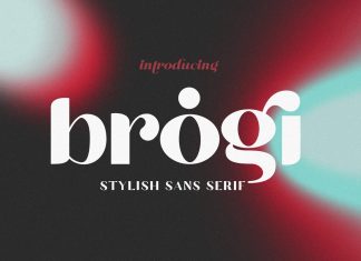 Brogi Sans Serif Font
