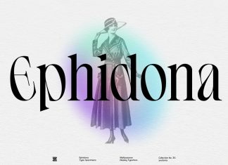 Ephidona Serif Font