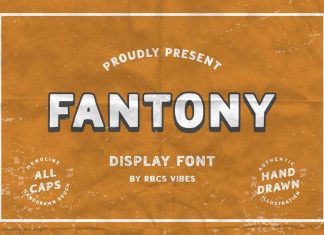 Fantony Display Font