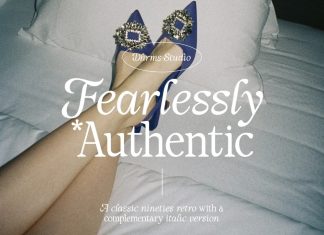 Fearlessly Authentic Serif Font