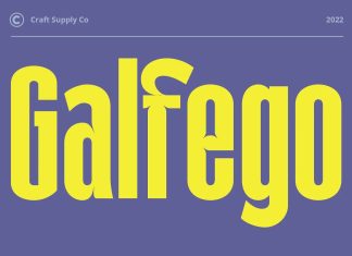 Galfego Sans Serif Font