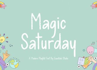 Magic Saturday Handwritten Font