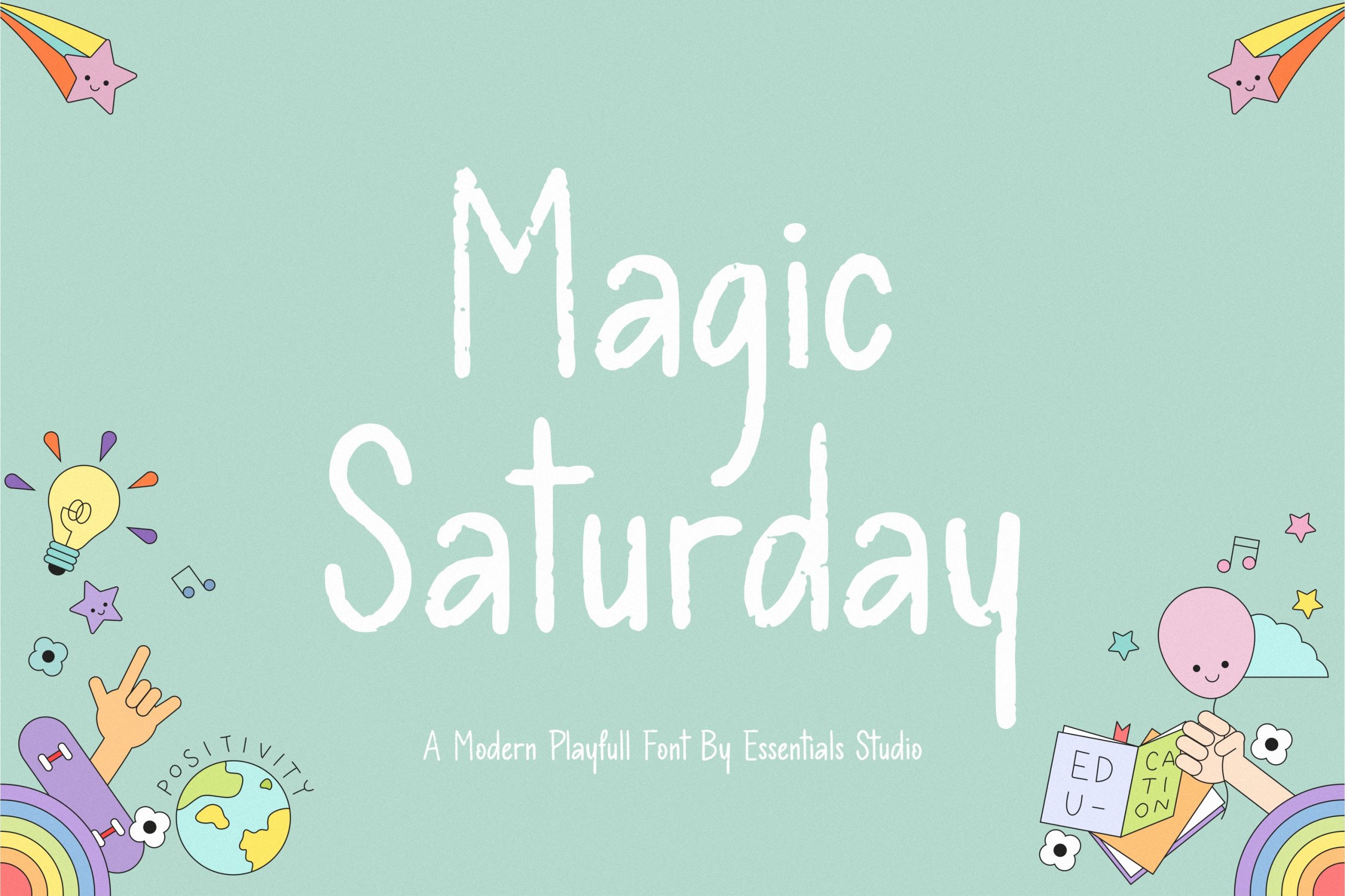 Magic Saturday Handwritten Font