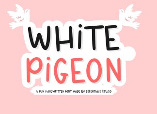 White Pigeon Display Typeface