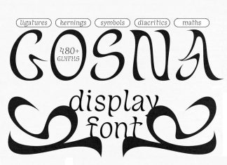 Gosna Display Font