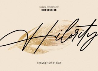 Hilority Handwritten Font