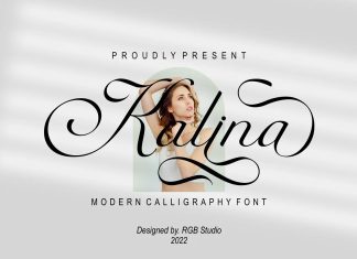 Kalina Calligraphy Font
